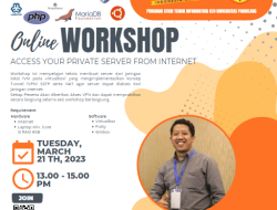 Persiapan Workshop Access Your Private Server From Internet
