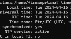 Setting Time Zone Ubuntu Server (Jakarta)