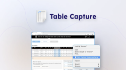 Table Capture – Chrome Web Store Version 11.0.22